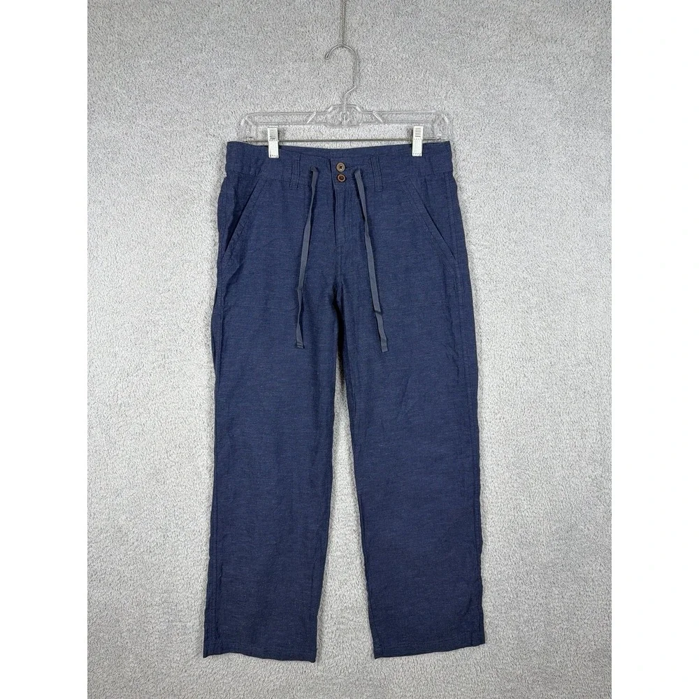 Patagonia Women's Island Hemp Pants Short Blue 56641 Size 2 - Picture 1 of 12